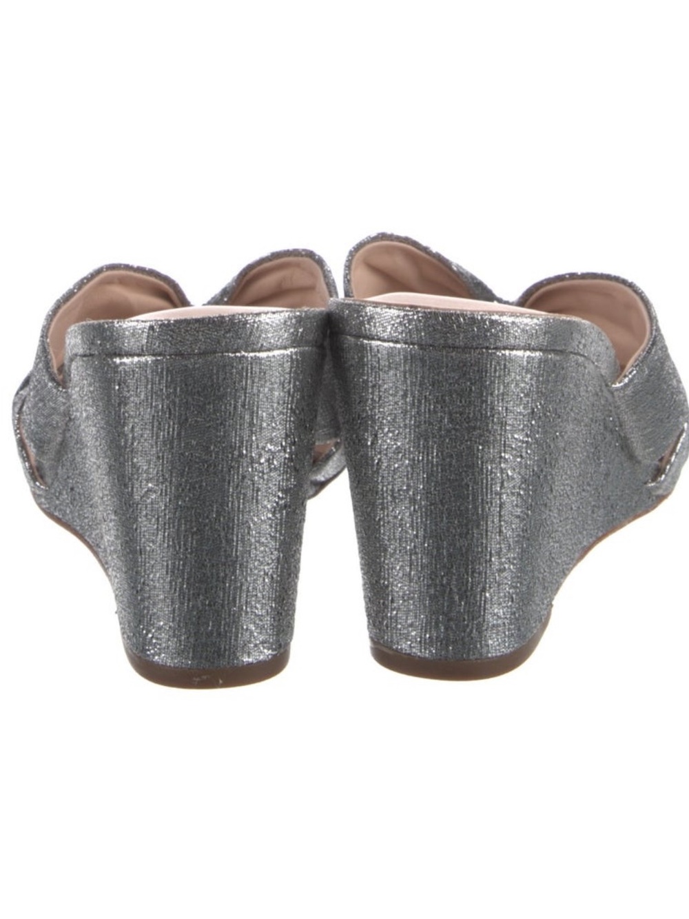Loeffler Randall Sonya Cinched Wedge in Silver - Picture 3 of 4